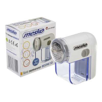 Mesko Lint remover MS 9610 White, AAA batteries