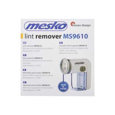 Mesko Lint remover MS 9610 White, AAA batteries