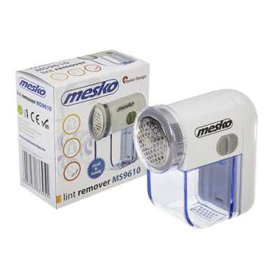 Mesko Lint remover MS 9610 White, AAA batteries