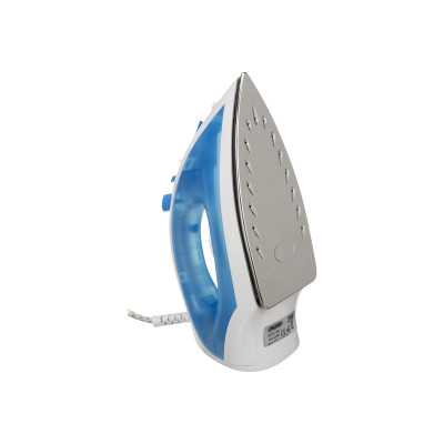 Iron Mesko MS 5023 Blue/White, 2200 W, With cord, Anti-scale system, Vertical steam function