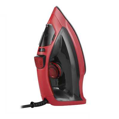 Mesko Iron MS 5031 Steam Iron, 2400 W, Continuous steam 40 g/min, Steam boost performance 70 g/min, Red/Black