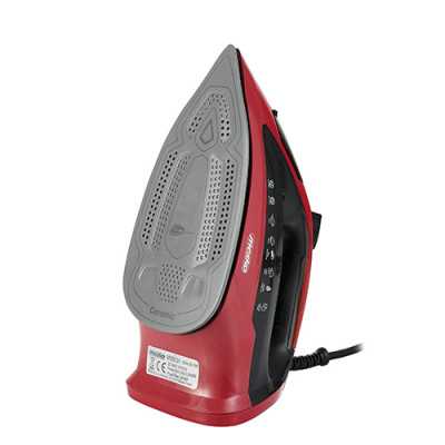 Mesko Iron MS 5031 Steam Iron, 2400 W, Continuous steam 40 g/min, Steam boost performance 70 g/min, Red/Black