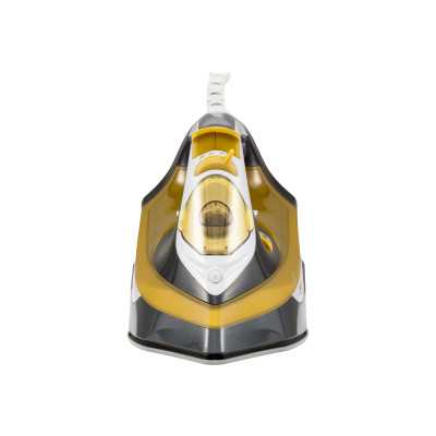 Camry Iron CR 5029 Steam Iron, 2400 W, Continuous steam 40 g/min, Steam boost performance 70 g/min, White/Black/Gold