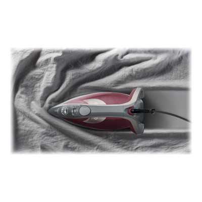 TEFAL FV6870E0 Steam Iron, 2800 W, Water tank capacity 270 ml, Continuous steam 40 g/min, Red/Grey