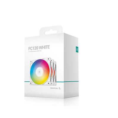 Deepcool RGB PWM fan FC120 White-3 IN 1