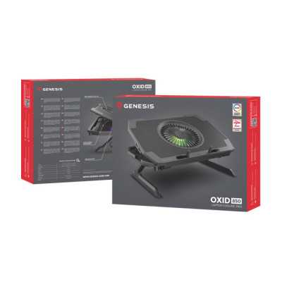 Genesis Laptop Cooling Pad OXID 850 Black, 270 x 400 x 35 mm