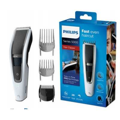 Philips Hair clipper HC5610/15 Cordless or corded, Number of length steps 28, Step precise 1 mm, Black/Grey