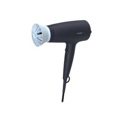 Philips Hair Dryer BHD360/20 2100 W, Number of temperature settings 6, Ionic function, Diffuser nozzle, Black/Blue