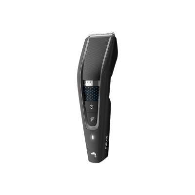 Philips Series 5000 Beard and Hair Trimmer HC5632/15 Cordless or corded, Number of length steps 28, Step precise 1 mm, Black