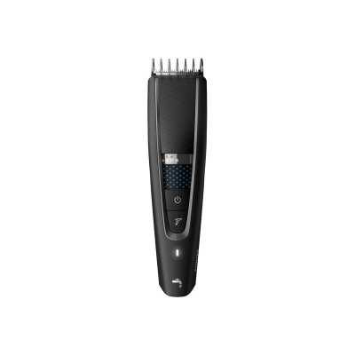 Philips Series 5000 Beard and Hair Trimmer HC5632/15 Cordless or corded, Number of length steps 28, Step precise 1 mm, Black