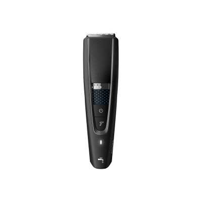 Philips Series 5000 Beard and Hair Trimmer HC5632/15 Cordless or corded, Number of length steps 28, Step precise 1 mm, Black