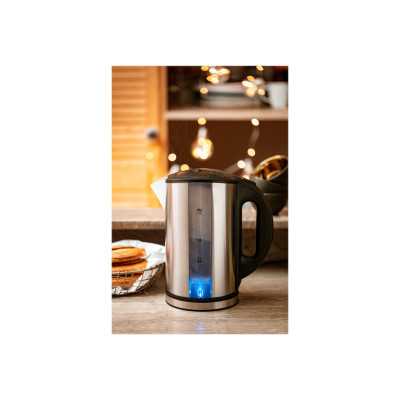 Adler Kettle AD 1216 Standard, Stainless steel, Stainless steel, 2000 W, 360 rotational base, 1.7 L