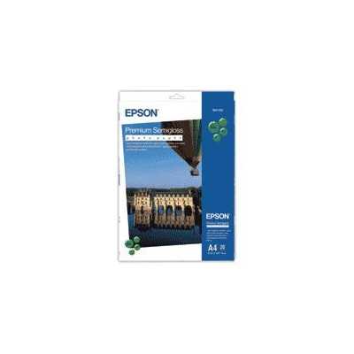 Epson Premium Semigloss Photo Paper, DIN A4, 251g/mÂ , 20 Sheets A4