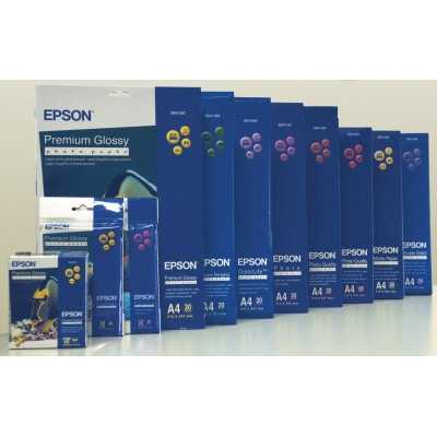 Epson Premium Semigloss Photo Paper, DIN A4, 251g/mÂ , 20 Sheets A4