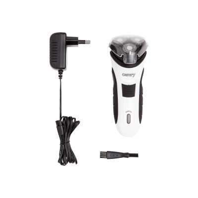 Shaver Camry CR 2915 Charging time 8 h, Number of shaver heads/blades 3, White/Black