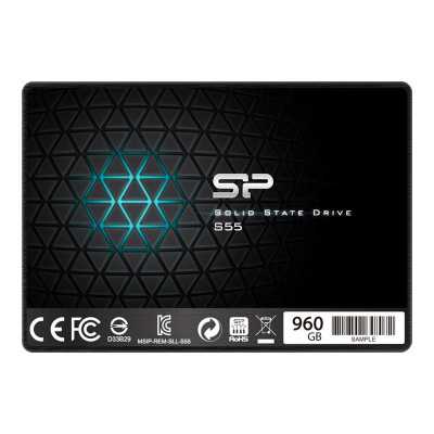 Silicon Power Slim S55 960 GB, SSD form factor 2.5", SSD interface Serial ATA III