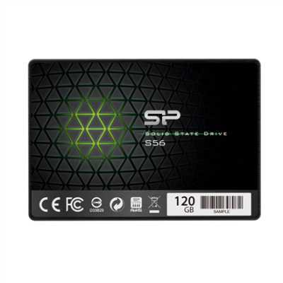 Silicon Power S56 120 GB, SSD form factor 2.5", SSD interface SATA, Write speed 360 MB/s, Read speed 460 MB/s