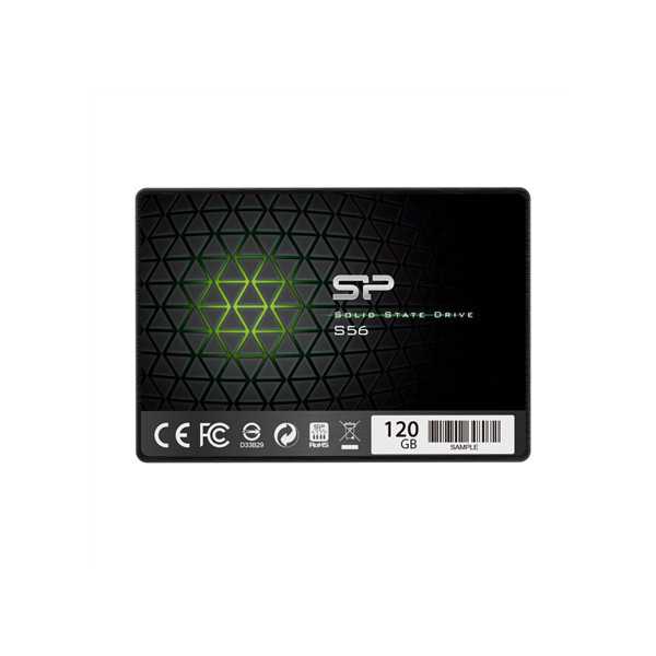 Silicon Power S56 120 GB, SSD form factor 2.5", SSD interface SATA, Write speed 360 MB/s, Read speed 460 MB/s