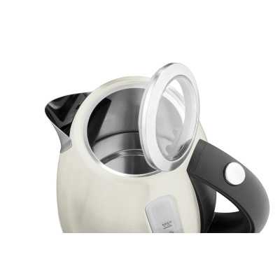 ETA Kettle ELA ETA859890070 Standard, 2100 W, 1.7 L, Stainless steel, 360 rotational base, Cream