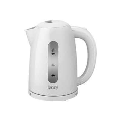 Camry Kettle CR 1254 Standard, Plastic, White, 2200 W, 360 rotational base, 1.7 L