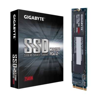 Gigabyte GP-GSM2NE8256GNTD 256 GB, SSD interface M.2 NVME, Write speed 800 MB/s, Read speed 1200 MB/s