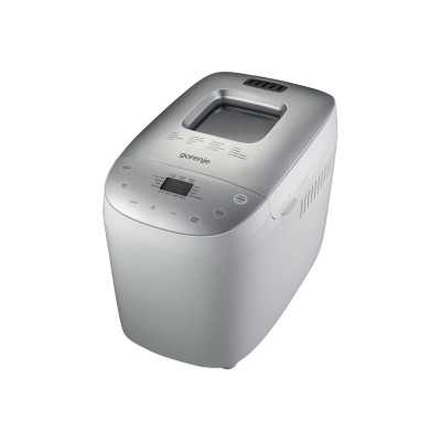 Gorenje Bread maker BM1600WG Power 850 W, Number of programs 16, Display LCD, White/Silver