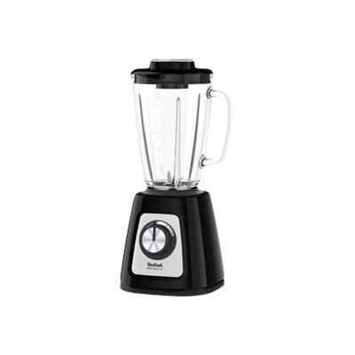 TEFAL Blender BL438831 BlendForce Tabletop, 800 W, Jar material Glass, Jar capacity 1.25 L, Ice crushing, Black