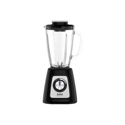 TEFAL Blender BL438831 BlendForce Tabletop, 800 W, Jar material Glass, Jar capacity 1.25 L, Ice crushing, Black