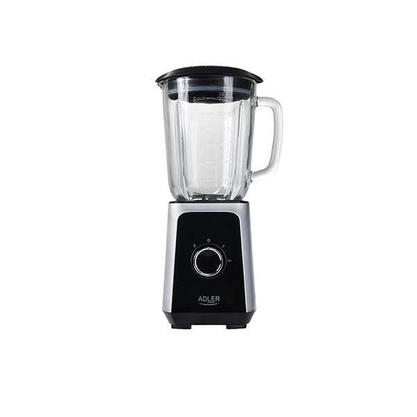 Adler Blender AD 4076 Stalviršis, 1000 W, Stiklainio medžiaga Stiklas, Stiklainio talpa 1,5 L, Ledo smulkinimas, Juoda