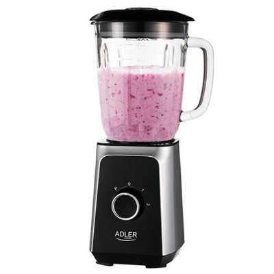 Adler Blender AD 4076 Tabletop, 1000 W, Jar material Glass, Jar capacity 1.5 L, Ice crushing, Black