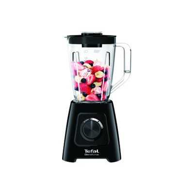 TEFAL Blender BL420838 BlendForce Tabletop, 600 W, Jar material Plastic, Jar capacity 1.25 L, Ice crushing, Black