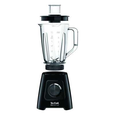 TEFAL Blender BL420838 BlendForce Tabletop, 600 W, Jar material Plastic, Jar capacity 1.25 L, Ice crushing, Black