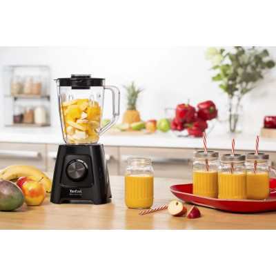 TEFAL Blender BL420838 BlendForce Tabletop, 600 W, Jar material Plastic, Jar capacity 1.25 L, Ice crushing, Black