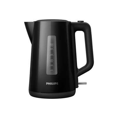 Philips Kettle HD9318/20 Electric, 2200 W, 1.7 L, Plastic, 360 rotational base, Black