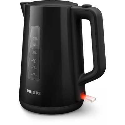 Philips Kettle HD9318/20 Electric, 2200 W, 1.7 L, Plastic, 360 rotational base, Black