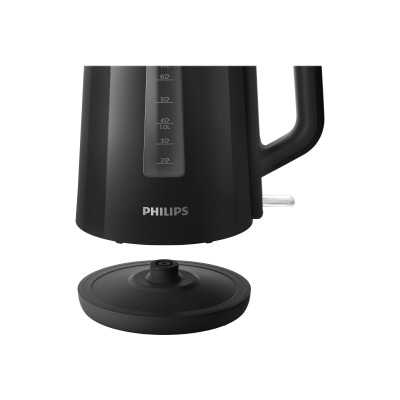 Philips Kettle HD9318/20 Electric, 2200 W, 1.7 L, Plastic, 360 rotational base, Black