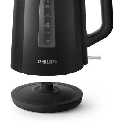 Philips Kettle HD9318/20 Electric, 2200 W, 1.7 L, Plastic, 360 rotational base, Black