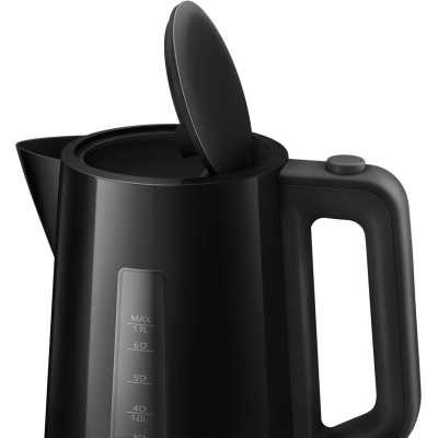 Philips Kettle HD9318/20 Electric, 2200 W, 1.7 L, Plastic, 360 rotational base, Black