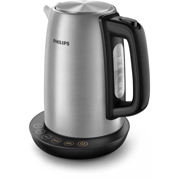 Philips Kettle HD9359/90 Electric, 2200 W, 1.7 L, Stainless steel/Plastic, 360 rotational base, Grey