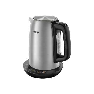 Philips Kettle HD9359/90 Electric, 2200 W, 1.7 L, Stainless steel/Plastic, 360 rotational base, Grey