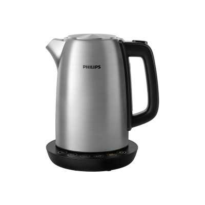 Philips Kettle HD9359/90 Electric, 2200 W, 1.7 L, Stainless steel/Plastic, 360 rotational base, Grey