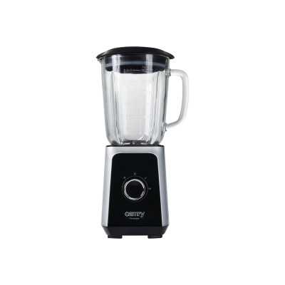 Camry Blender CR 4077 Tabletop, 500 W, Jar material Glass, Jar capacity 1.5 L, Ice crushing, Black/Stainless steel