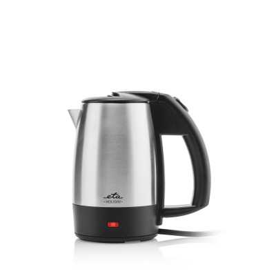 ETA Kettle ETA618890010 Holiday Electric, 1000 W, 0.5 L, Stainless steel, Black/Stainless steel