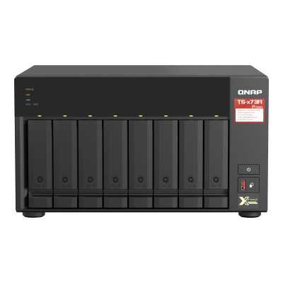 QNAP 8-Bay QTS and QuTS hero NAS TS-873A-8G Up to 8 HDD/SSD Hot-Swap, Ryzen V1500B Quad-Core, Processor frequency 2.2 GHz, 8 GB,