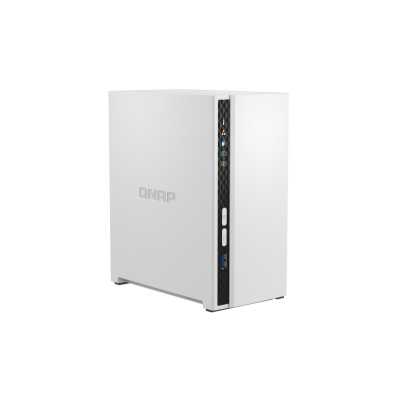 QNAP 2-Bay ARM TS-233 Up to 2 SATA 6Gb/s, 3Gb/s, Cortex-A55, Processor frequency 2.0 GHz, 2 GB, N/A, 2 x USB 2.0, 1 x USB 3.2 Ty