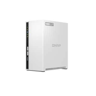 QNAP 2-Bay ARM TS-233 Up to 2 SATA 6Gb/s, 3Gb/s, Cortex-A55, Processor frequency 2.0 GHz, 2 GB, N/A, 2 x USB 2.0, 1 x USB 3.2 Ty