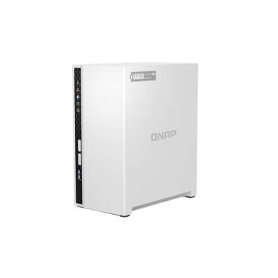 QNAP 2-Bay ARM TS-233 Up to 2 SATA 6Gb/s, 3Gb/s, Cortex-A55, Processor frequency 2.0 GHz, 2 GB, N/A, 2 x USB 2.0, 1 x USB 3.2 Ty