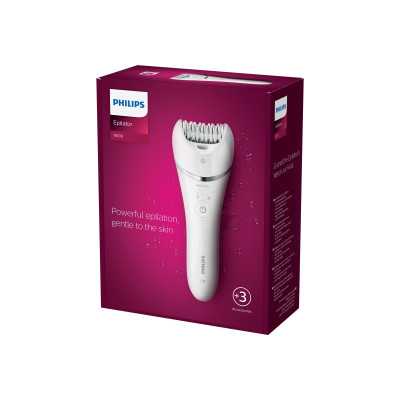 Philips Epilator BRE700/00 Operating time (max) 40 min, Wet & Dry, White, Cordless