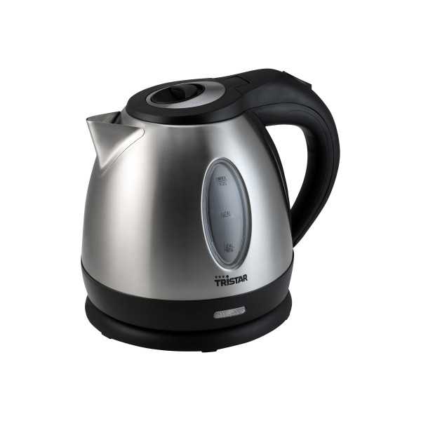 Tristar Jug Kettle WK-1323 Standard, 1500 W, 1.2 L, Stainless steel, 360 rotational base, Silver