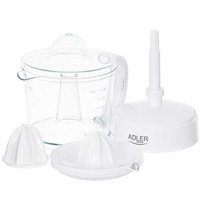 Adler Citrus Juicer AD 4009 White, 40 W, Number of speeds 1